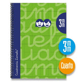 Bloc Espiral Estándar Liso 90g | Lamela | Cartón | Formato Estándar | Pack 5 Unidades